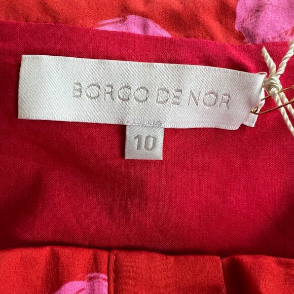 Borgo De Nor Florence Dress in Ram Pam Pam Red - Picture 6 of 7